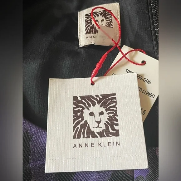 NWT Ann Klein Jacquard dress - Picture 7 of 9